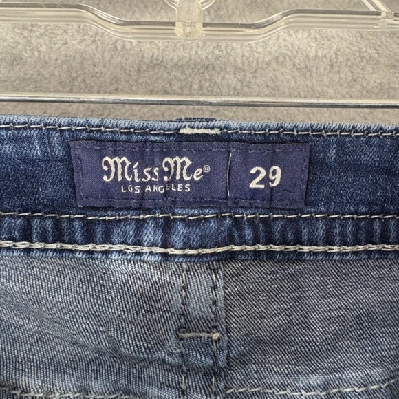 MISS ME Mid Rise Boot Women's 29 Faded Blue Boot Cut Jeans - Picture 11 of 16